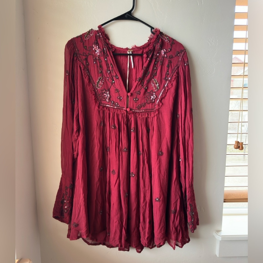 Free People Golden Sun Dress S